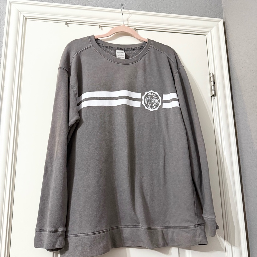 Victoria's Secret Pink Gray Sweatshirt